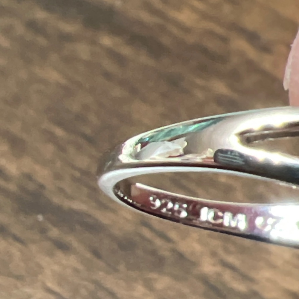 Diamonique's Disney Interlocked Minnie & MickeyRing, Sterling - Picture 8 of 11